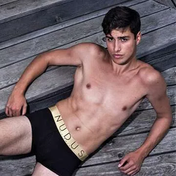 NUDUS Men’s Trunk Underwear With Pouch - Multicolor Pack Of 4 Box - Sexy