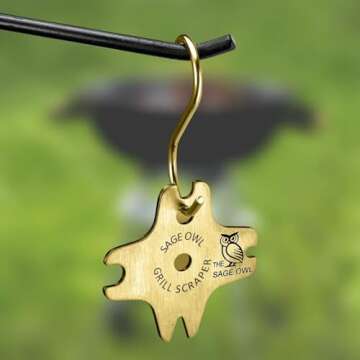 Safe, Bristle-Free BBQ Grill Scraper for All Grills