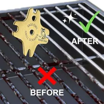 Safe, Bristle-Free BBQ Grill Scraper for All Grills