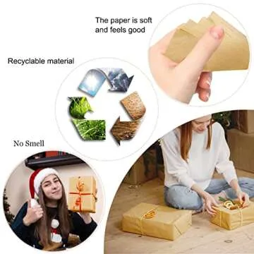 Elevate Your Gifts with Artdly Kraft Tissue Paper 100 Sheets