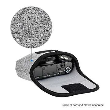 JJC Compact Camera Case Travel Pouch Sleeve for Sony ZV-1 II ZV1II ZV1F ZV-1F ZV1 RX100 VII VI VA Canon G7X G5X G9X SX740 Olympus TG-7 TG-6 TG-5 TG-4 Fujifilm XP130 XP140 XP90 Ricoh GR III II & More