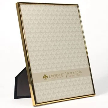 Lawrence 8x10 Gold Metal Picture Frame for Love & Memories