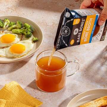 Bare Bones Low Sodium Organic Chicken Bone Broth | Pour w/ Pasture Raised Protein & Collagen for Cooking & Sipping | No Artificial Flavors Non-GMO Gluten & Dairy-Free Keto & Paleo Friendly | 16oz Carton