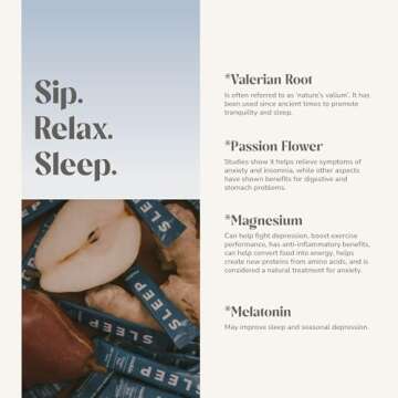 Rookie Wellness Sleep - Natural Sleep Aid with 180 mg of Magnesium Bisglycinate, 1 mg Melatonin, Valerian Root, & Passion Flower to Promote Tranquility & Sleep (30 Pack, Ginger Pear)