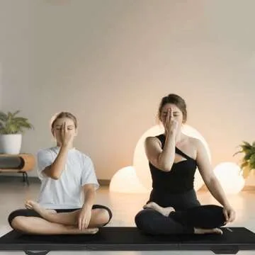 BalanceFrom Folding Gymnastics Mat for Safe Workouts