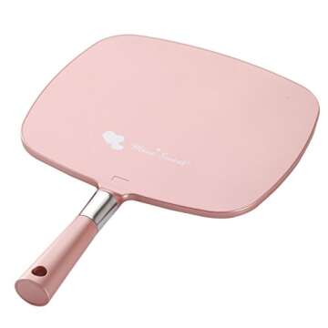 Miss Sweet Rose Gold Handheld Makeup Mirror 9x8 Inch