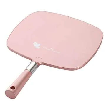 Miss Sweet Rose Gold Handheld Makeup Mirror 9x8 Inch