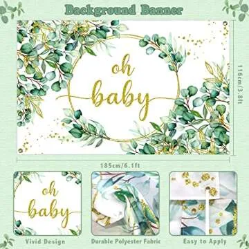 263 Pc Sage Green Baby Shower Decorations Boy Or Girl, Gender Neutral Mint Balloons Garland Kit, BAB...