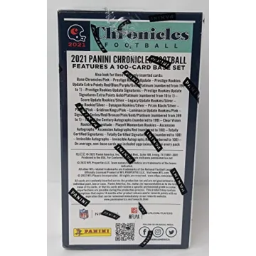 2021 Panini Chronicles NFL Box 42 Cards with Rookies