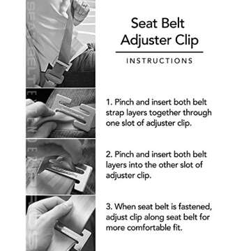 Car Seat Locking Clip [3Pack] - Best Value!