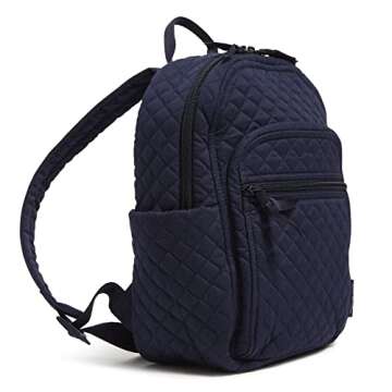 Vera Bradley Women's Cotton Small Backpack - Chic & Eco-Friendly
