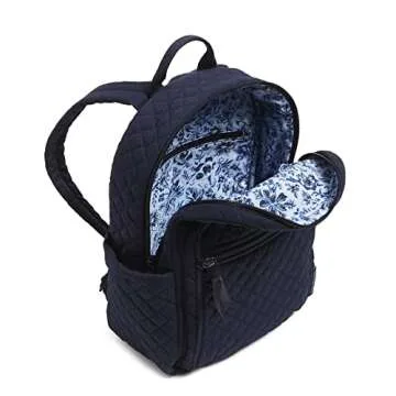 Vera Bradley Women's Cotton Small Backpack - Chic & Eco-Friendly