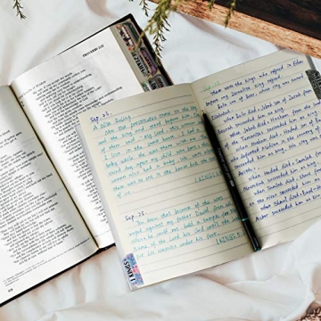 Cualfec Bible Index Tabs - 122 Pcs Floral Design