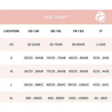 DOBREVA Women's Lace Padded Bralette Plunge Wireless Longline Bra for A to D Cups Ivory (Bra) X-Small