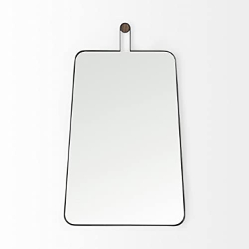 Stylish Mercana Collie II Black Wall Mirror for Home Decor