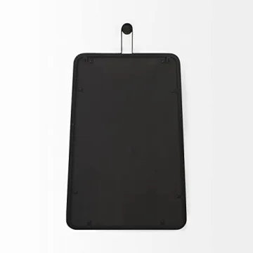 Stylish Mercana Collie II Black Wall Mirror for Home Decor