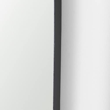 Stylish Mercana Collie II Black Wall Mirror for Home Decor