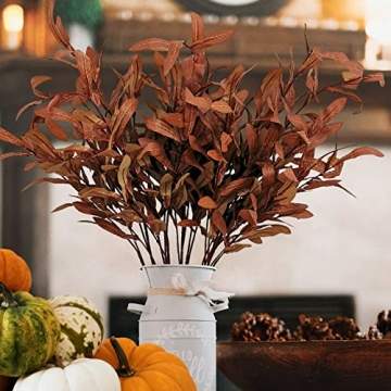 Fall Artificial Olive Leaves Silk Greenery Autumn Decor
