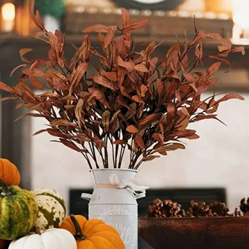 Fall Artificial Olive Leaves Silk Greenery Autumn Decor