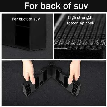 Datanly Car Trunk Organizer Blocks for SUVs and Trucks