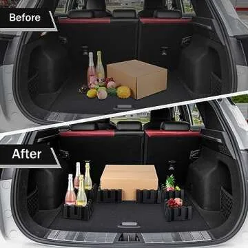 Datanly Car Trunk Organizer Blocks for SUVs and Trucks