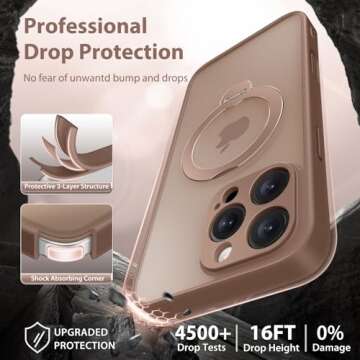 GolbinBox Magnetic Stand & Protection for iPhone 16 Pro Max