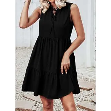 Stylish KIRUNDO Women's Summer Mini Dress for All Occasions