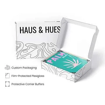 HAUS AND HUES Colorful Framed Wall Art - Set of 6 Trendy Travel Wall Decor, Aesthetic Preppy Room Decor, Travel Decor for Home, Multi Color Around the World Travel Theme (Beige Framed, 8x10)