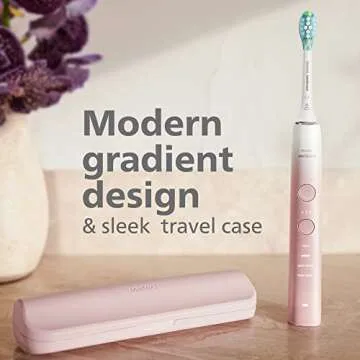 PHILIPS Sonicare 9000 Rechargeable Toothbrush - Pink/White