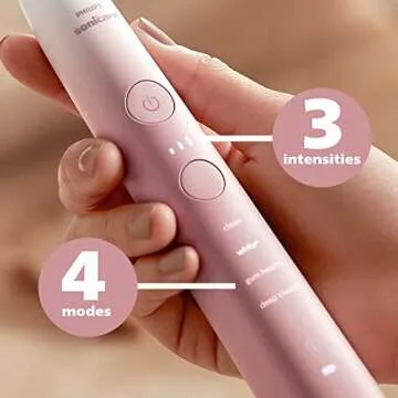 PHILIPS Sonicare 9000 Rechargeable Toothbrush - Pink/White
