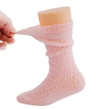 Stylish ACTLATI Baby Girls Anti-skid Knee High Socks