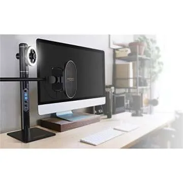 Marantz Professional Turret - USB-C Broadcast Video System with Full HD webcam (H.264 video compression), USB condenser mic (48kHz/16-bit) and pop filter, Dimmable LED light ring & internal USB hub