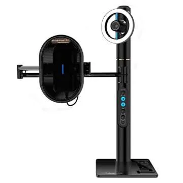 Marantz Professional Turret - USB-C Broadcast Video System with Full HD webcam (H.264 video compression), USB condenser mic (48kHz/16-bit) and pop filter, Dimmable LED light ring & internal USB hub