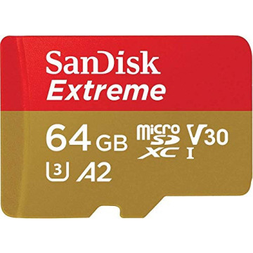 SanDisk 64GB Extreme microSDXC Card - Fast and Durable