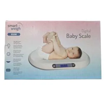 Smart Weigh Digital Baby Scale Infant Scale for Weighing Pet Scale for Puppy and Cat Accurate Digital Scale in Pounds Ounces Kilograms Holds Up to 44 Lbs Multi-Function with Hold Function