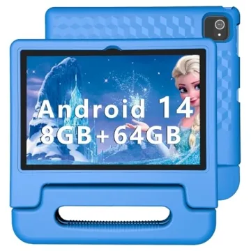 ITDULCET Kids Tablet 10 inch Android 14, 8GB RAM Optimal Fun