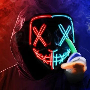 LED Purge Mask Set with Gloves - Perfect Halloween Costumes