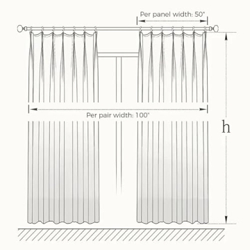 Stylish Faux Linen Curtain Panel for Luxury Home Decor