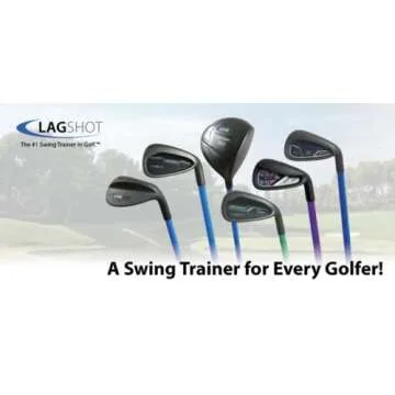 Lag Shot Driver + Wedge Combo™ (Left Handed) - Golf Swing Trainer Aid, Golf Digest's Editors' “Best Swing Trainer” of The Year! #1 Golf Training Aid of 2022, Free Video Series with PGA Teacher!
