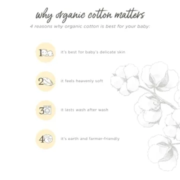 Burt's Bees Baby Organic Cotton Receiving Blankets for Newborns