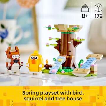 LEGO Spring Animal Playground Building Toy - Interactive Play Set for Kids, Ages 8+