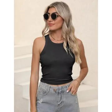 Stylish Women's Ribbed Tank Tops for Summer 2024
