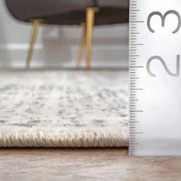 nuLOOM Tanith Vintage Medallion Area Rug, 9x12, Cream