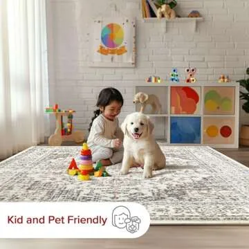 nuLOOM Tanith Vintage Medallion Area Rug 9x12 Cream