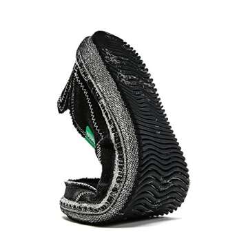 SONLLEIVOO Men's Slip on Deck Shoes Casual Canvas Boat Loafer Comfortable Lightweight Outdoor Walking Sneakers Black