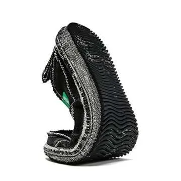 SONLLEIVOO Men's Slip on Deck Shoes Casual Canvas Boat Loafer Comfortable Lightweight Outdoor Walking Sneakers Black