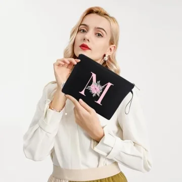 Personalized Makeup Bag Gift for Women, Bridesmaids, Moms