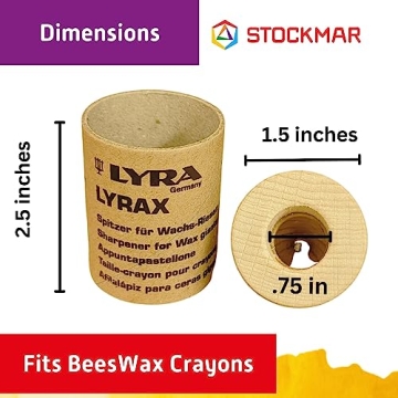 Lyra Crayon Sharpener for Jumbo Crayons Made in Germany