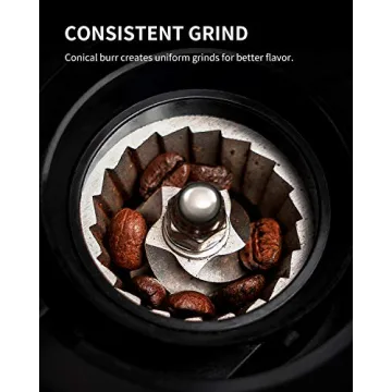 KIDISLE Conical Burr Coffee Grinder for Perfect Brewing