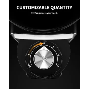 KIDISLE Conical Burr Coffee Grinder for Perfect Brewing